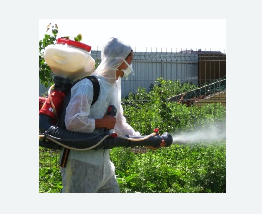 Акарицидная обработка территории в Восточном Бирюлево города Москвы