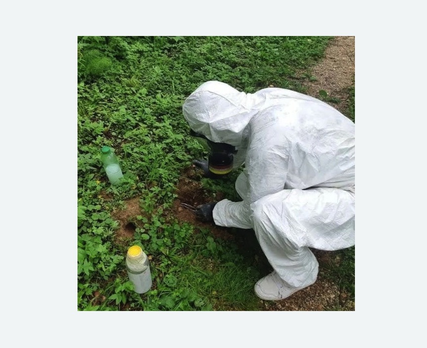 уничтожение кротов на участке в Восточном Бирюлево города Москвы